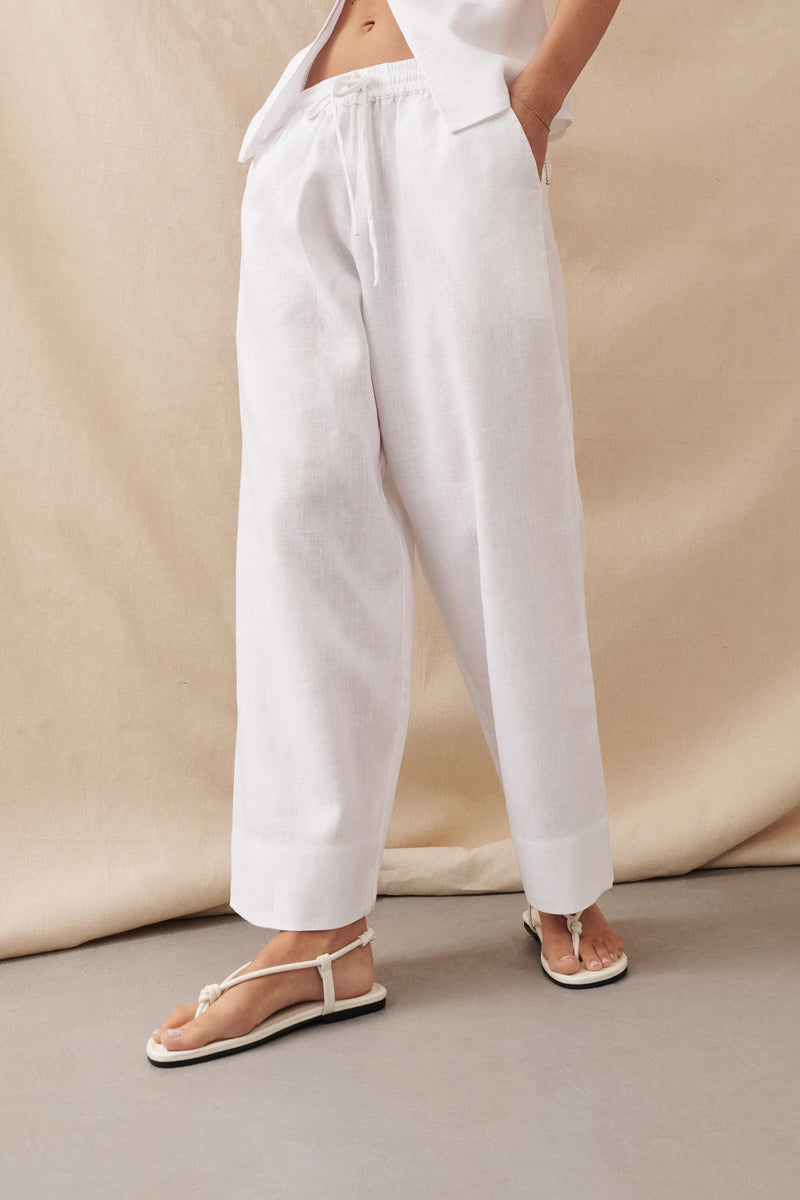 LIA TROUSERS - WHITE
