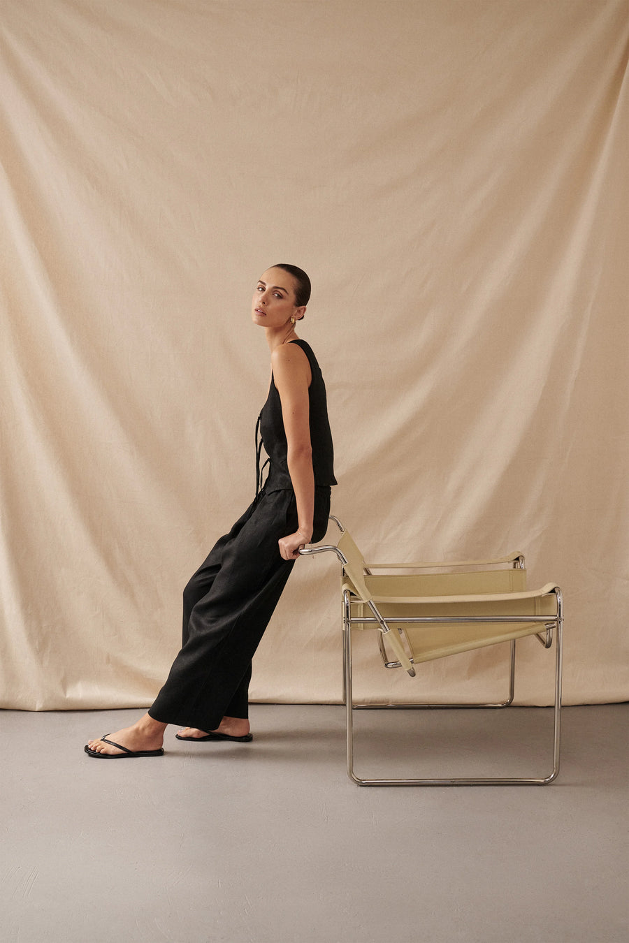 MAYA CAMI - BLACK