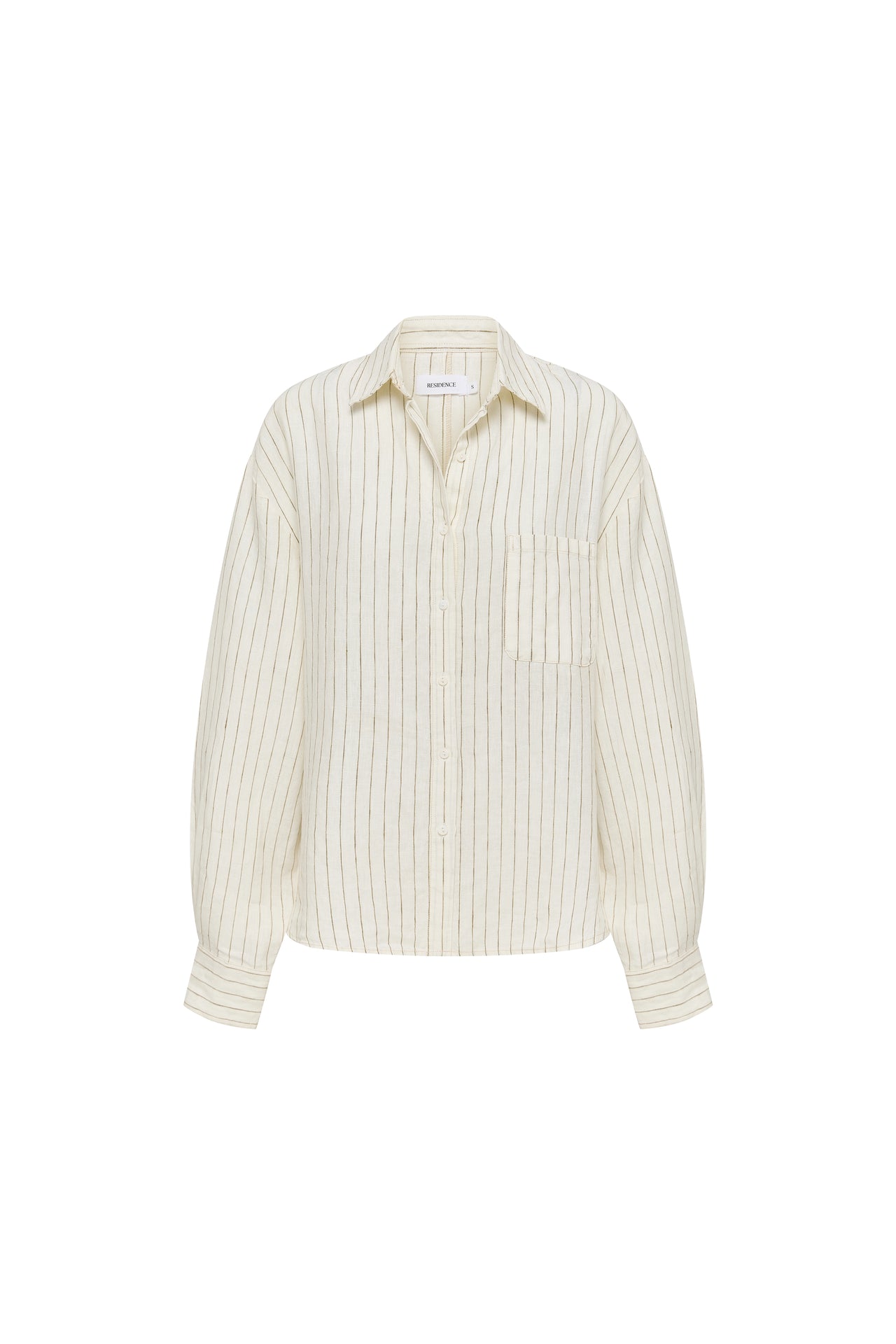 ROA LINEN SET - OLIVE STRIPE