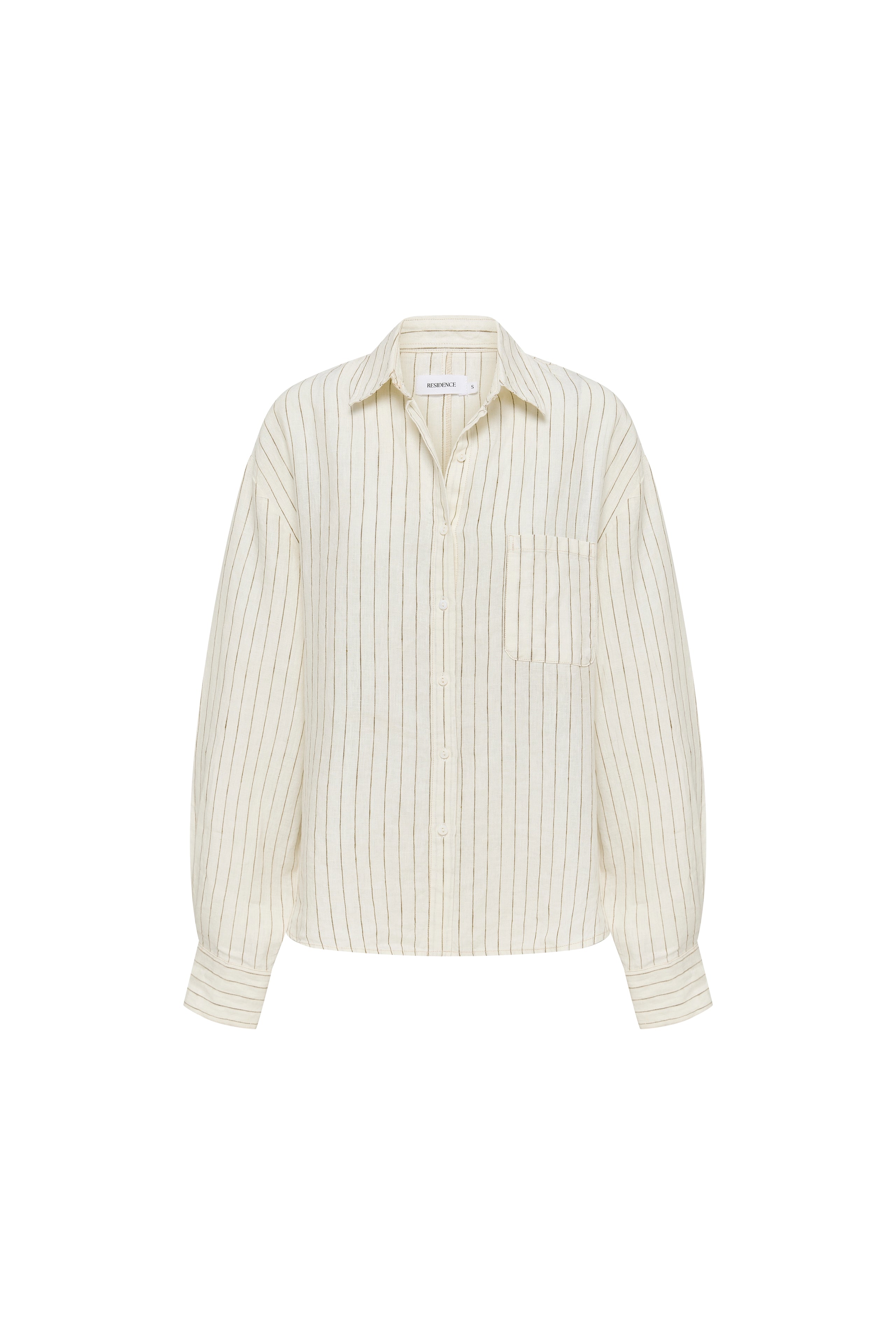 ROA LINEN SET - OLIVE STRIPE