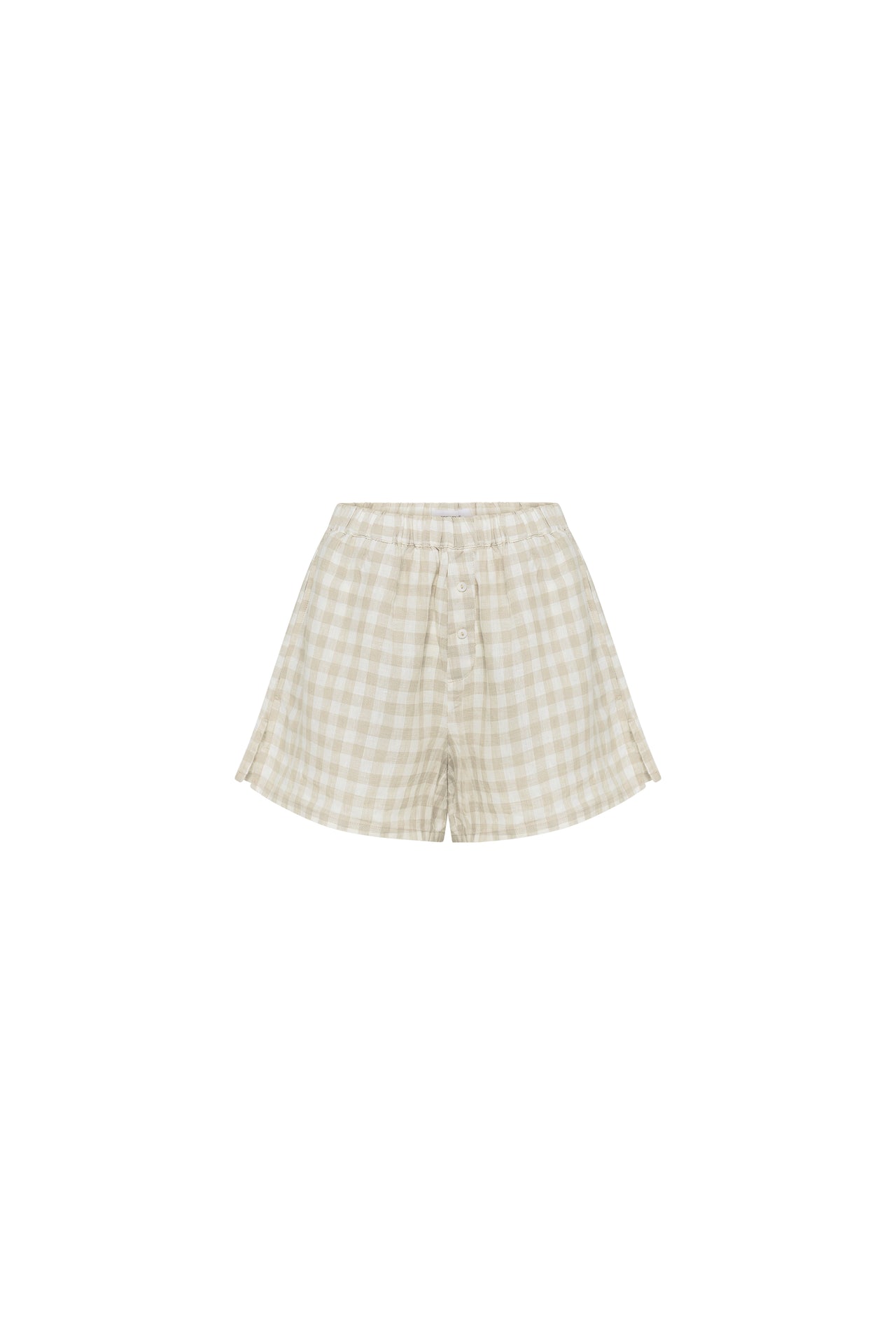 ROA LINEN SHORTS - GINGHAM