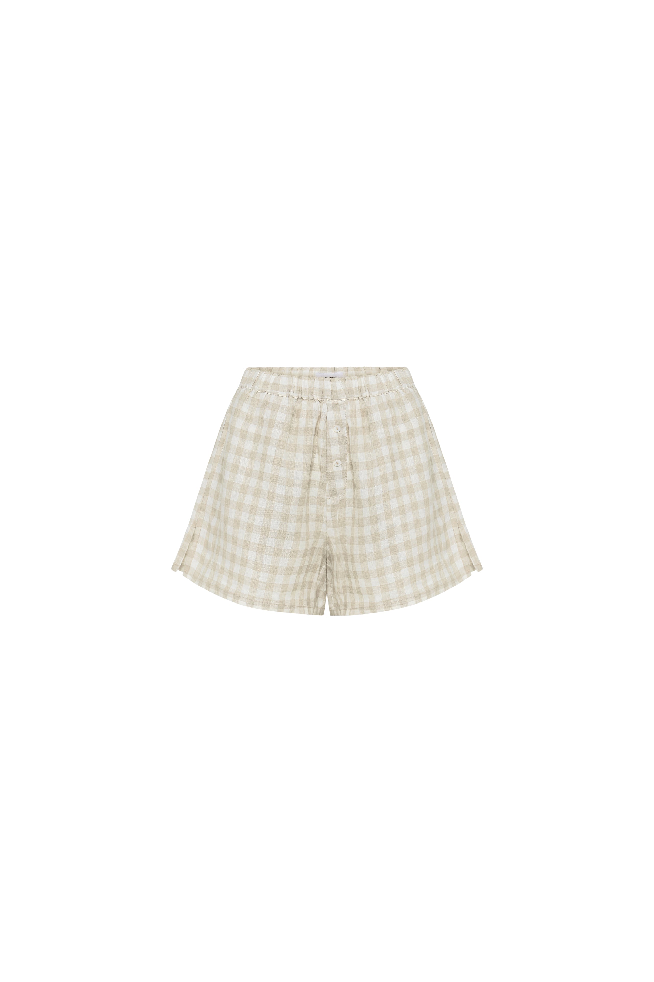 ROA LINEN SHORTS - GINGHAM