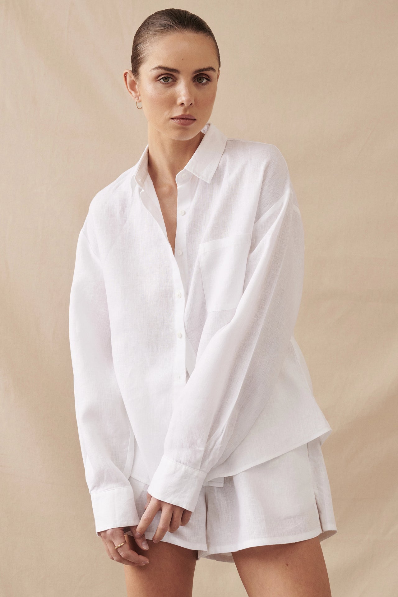 ROA LINEN SET - WHITE