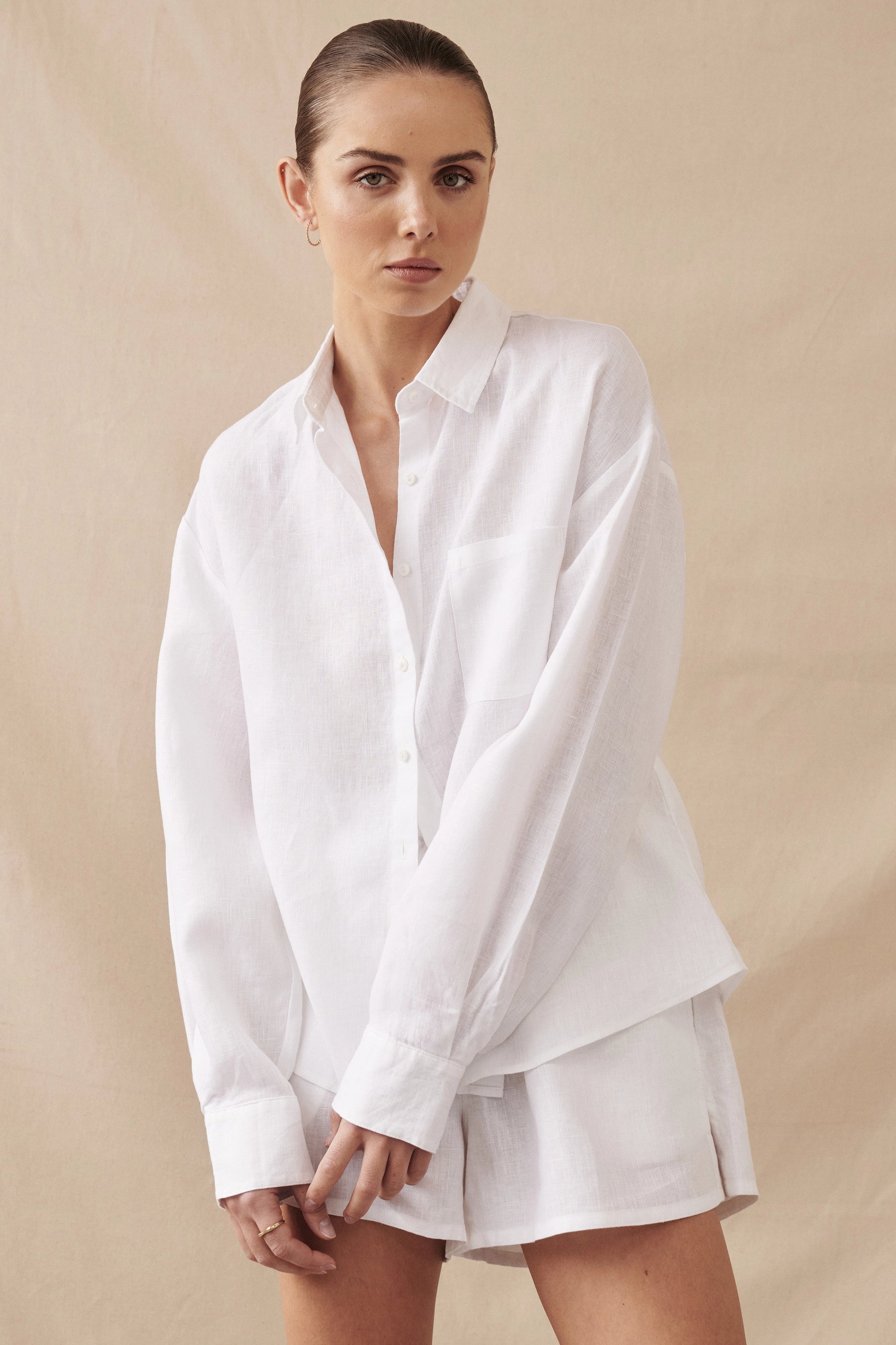 ROA LINEN SET - WHITE