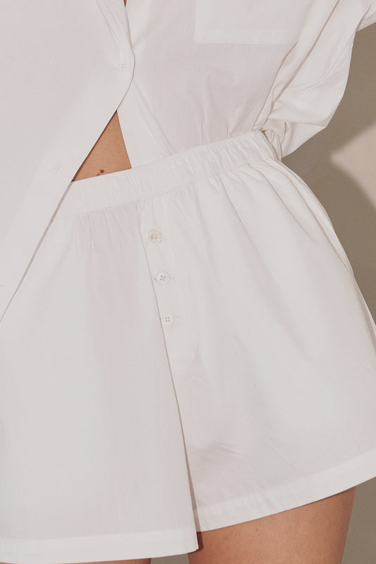 THE LUI SHORTS - WHITE